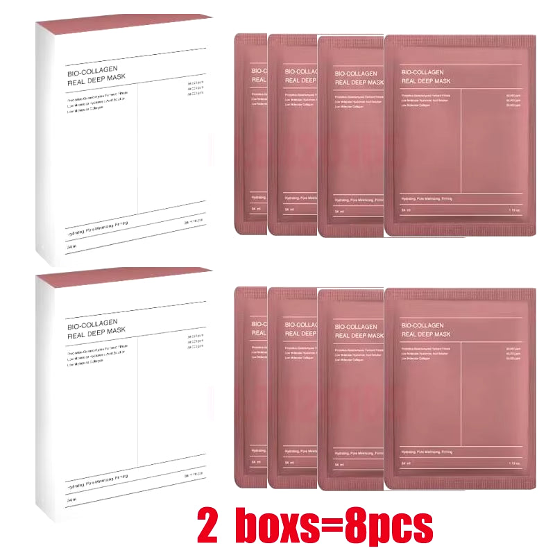 Biocollagen Mask Deep Moisturizing Whitening Niacinamide Mask, Collagen Mask Skin Care Hydrogel Mask Firming Skin