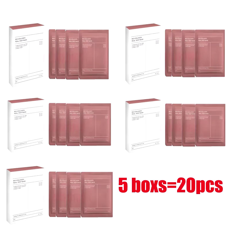 Biocollagen Mask Deep Moisturizing Whitening Niacinamide Mask, Collagen Mask Skin Care Hydrogel Mask Firming Skin